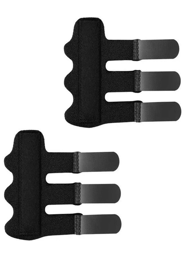 EastyGold Finger Splint Trigger Finger Brace Finger Corrector Pain Relief Finger Support Hand Splint Fix Strap Protector For Arthritis Joint 2 Pack - Image 1