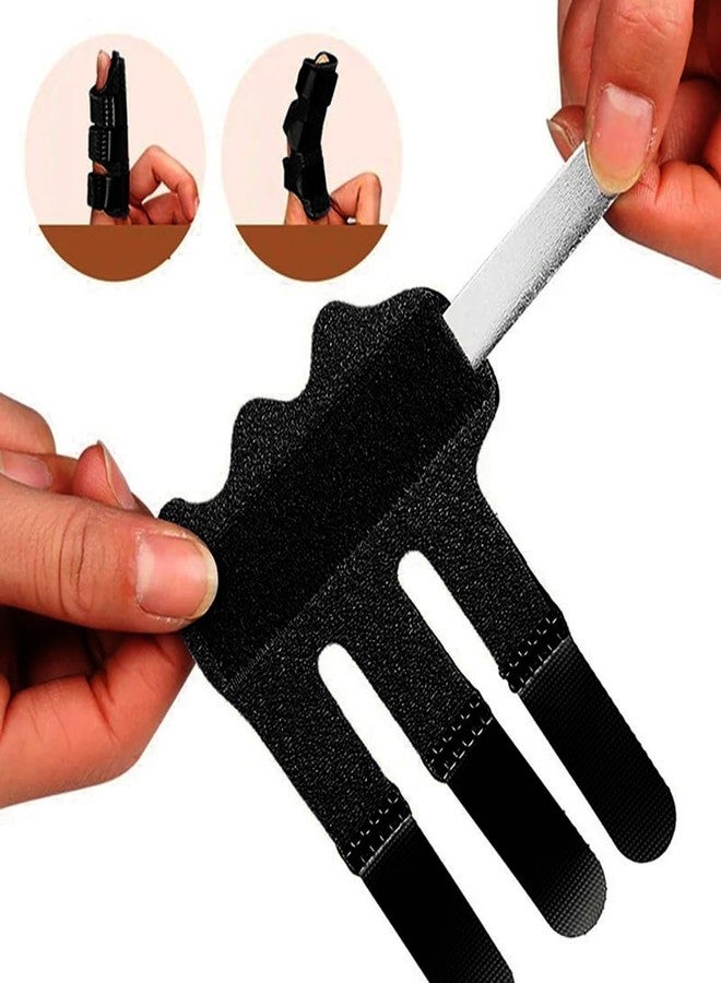 EastyGold Finger Splint Trigger Finger Brace Finger Corrector Pain Relief Finger Support Hand Splint Fix Strap Protector For Arthritis Joint 2 Pack - Image 4