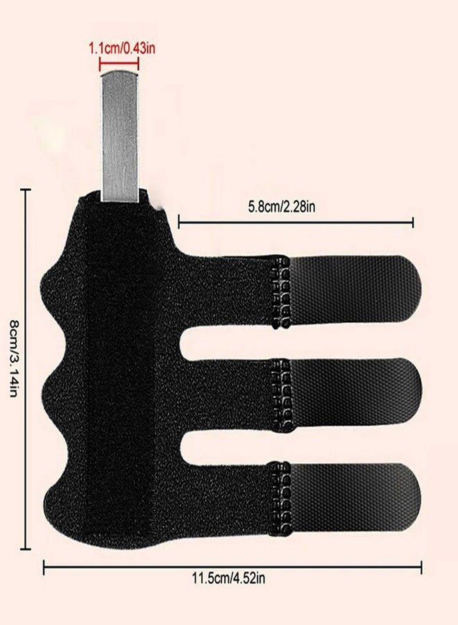 EastyGold Finger Splint Trigger Finger Brace Finger Corrector Pain Relief Finger Support Hand Splint Fix Strap Protector For Arthritis Joint 2 Pack - Image 2