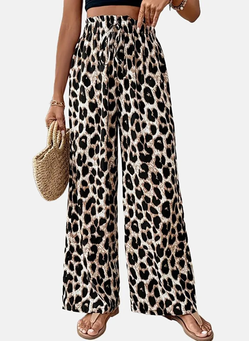 يونيكي Women Animal Printed Loose Fit Trousers
