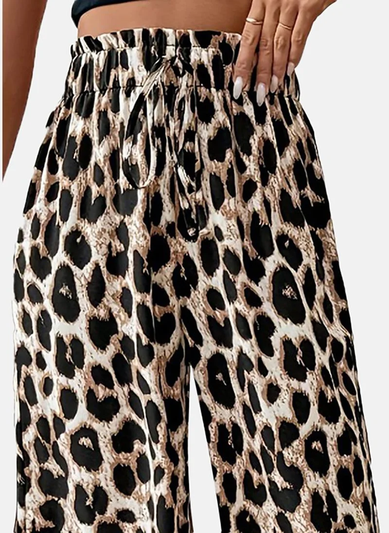 يونيكي Women Animal Printed Loose Fit Trousers
