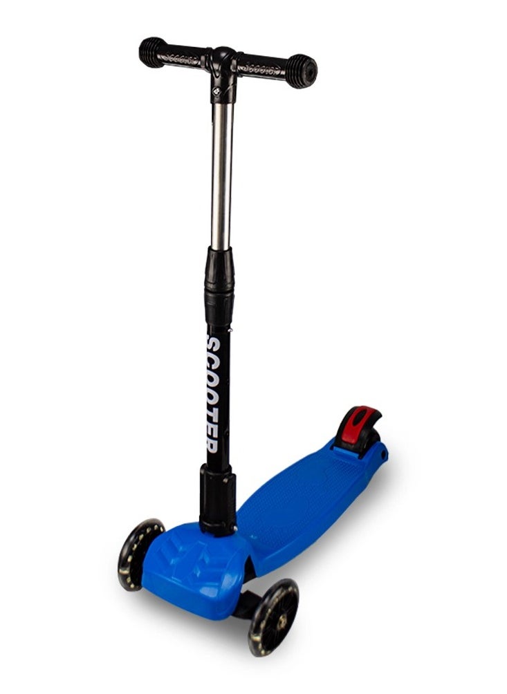 UKR UKR Kids Classic 3-Wheel Folding Kick Scooter - Adjustable Handlebar & Light-Up Wheels for Ages 3 to 6 | Fun Scooter for Toddler Girls & Boys  - Image 2