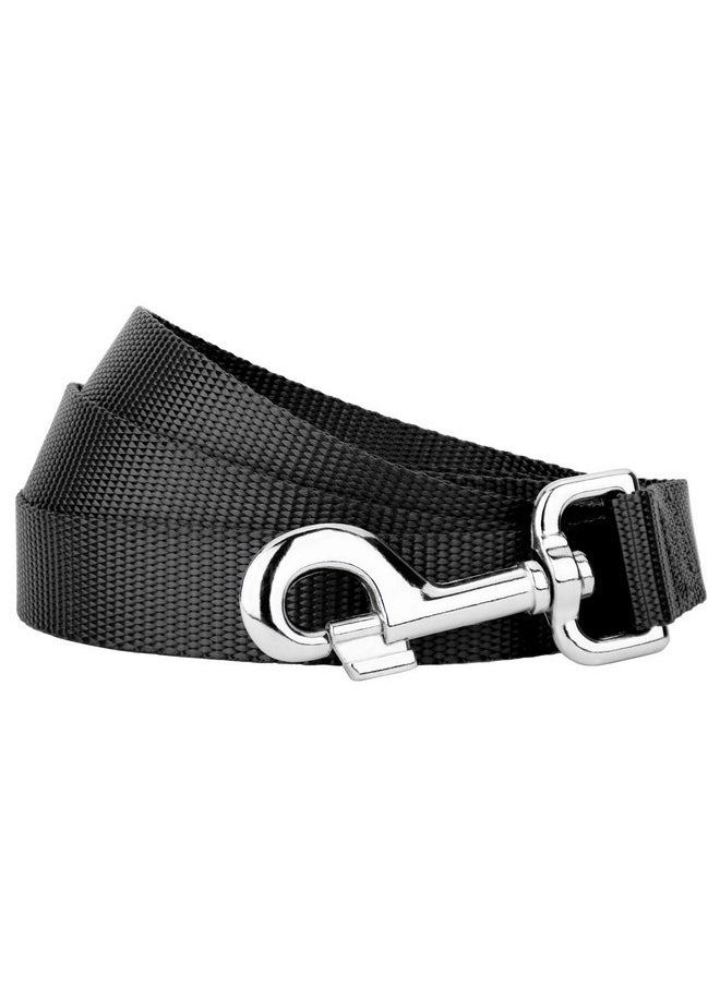 Country Brook Design Country Brook Petz 1" Wide Heavy-Duty Nylon Leash for Dogs - Traditional Style Durable Leash with Easy-to-Use Snap - Made in The USA, Black, 6 Foot  - Image 5
