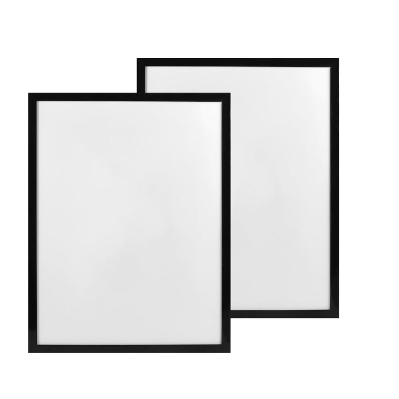 CABAX 12x16 inch Diamond Painting Picture Frames, Compatible With 30x40 Diamond Painting Arts or Photos or Posters, Black Frame with Acrylic Protection and Hanging Kit, Pack of 2 - Image 1