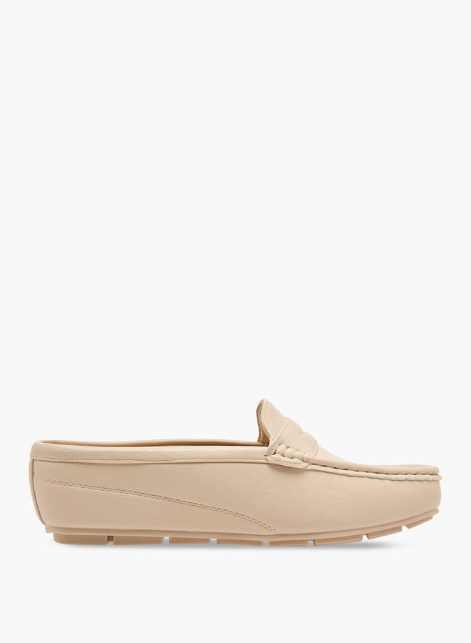 Le Confort Women Solid Slip-On Mules with Wedge Heels  - Image 3