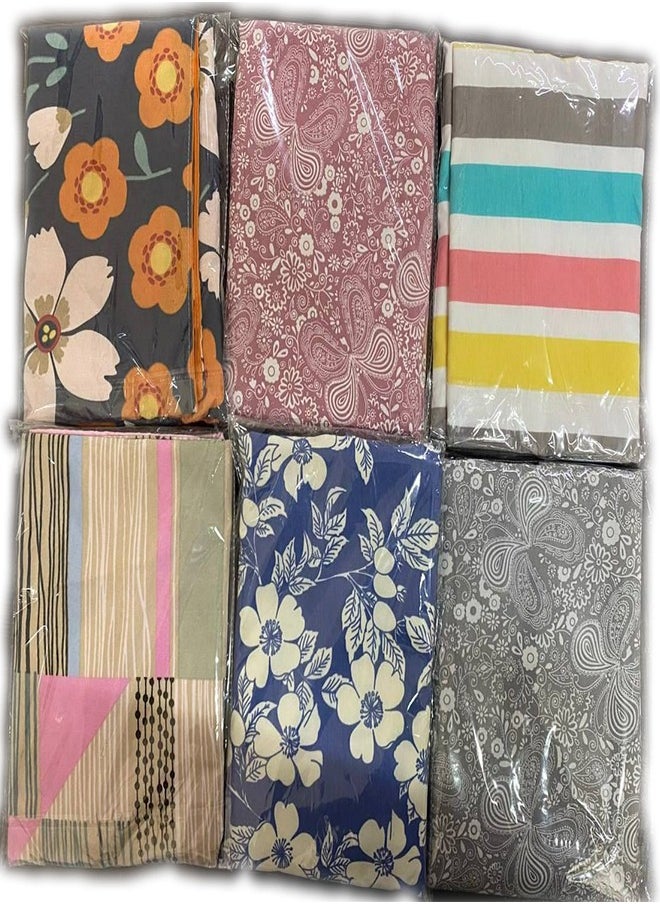 Fatah Breastfeeding Cover Nursing Soft and Breathable Cotton Fabric - Two Faces- Prints May Vary  - Image 4