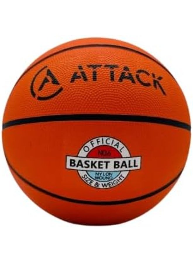 كرة السلة من اتاك مقاس 6