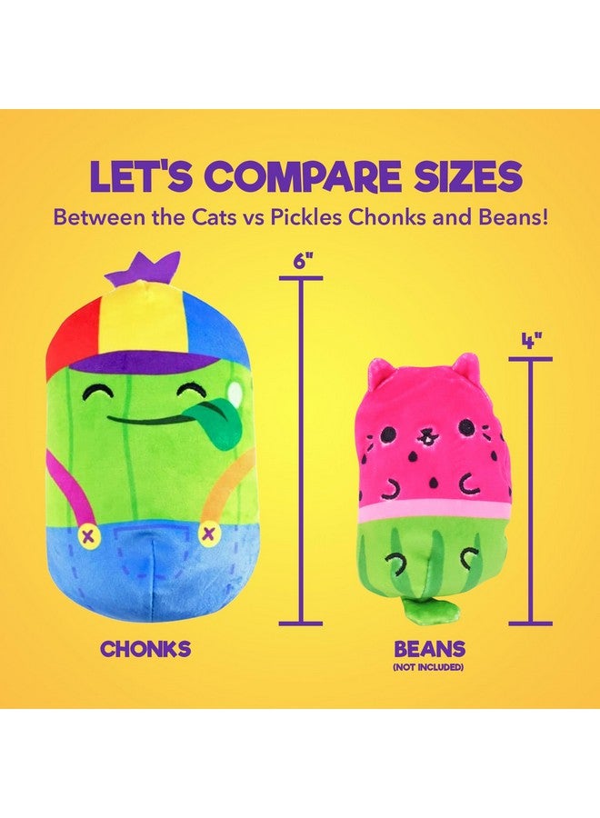 Cats vs Pickles 1pc Mystery Bags Wave 6 inch CvP Chonk Bean Filled Plushies - Image 3