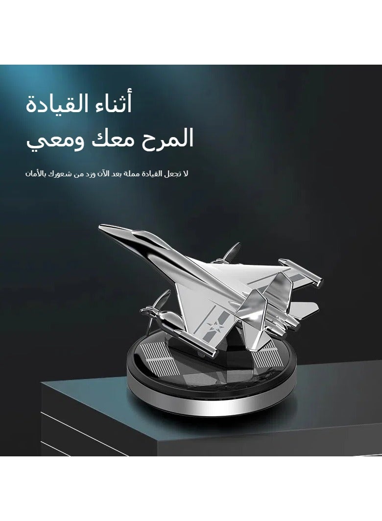 عام حطات طائرة شمسية للسيارات - زخرفات علوية لوحة تحكم وسط السيارة، عناصر داخلية إبداعية للسيارات لأفراد الذكور، أدوات إضافية لأجهزة السيارة المتطورة، خيارات هدية فريدة - Image 2