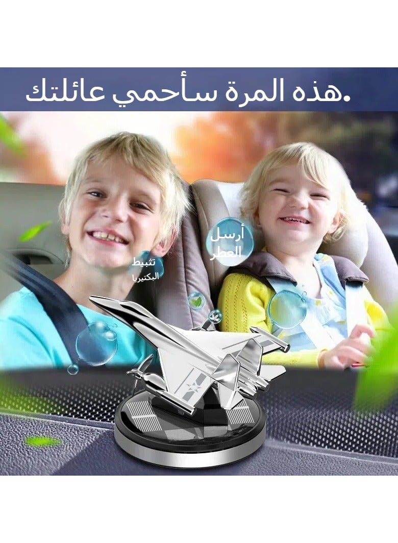 عام حطات طائرة شمسية للسيارات - زخرفات علوية لوحة تحكم وسط السيارة، عناصر داخلية إبداعية للسيارات لأفراد الذكور، أدوات إضافية لأجهزة السيارة المتطورة، خيارات هدية فريدة - Image 3