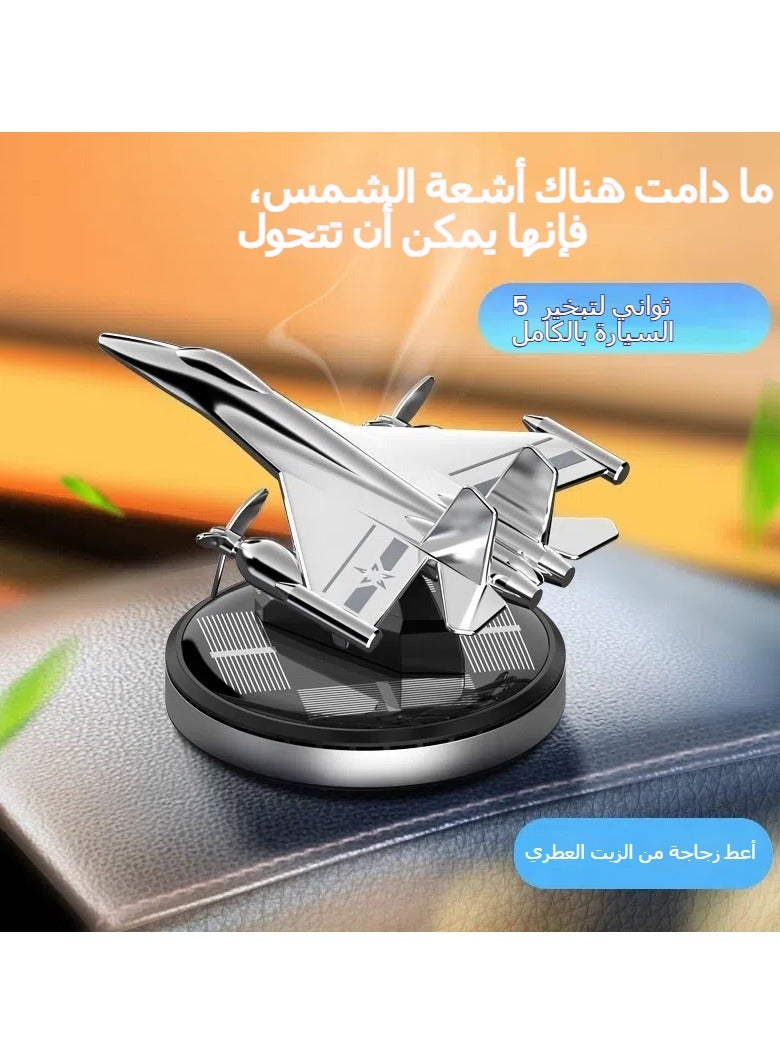 عام حطات طائرة شمسية للسيارات - زخرفات علوية لوحة تحكم وسط السيارة، عناصر داخلية إبداعية للسيارات لأفراد الذكور، أدوات إضافية لأجهزة السيارة المتطورة، خيارات هدية فريدة - Image 4