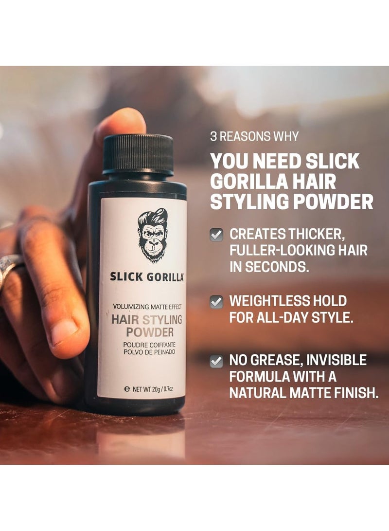 Slick Gorilla Hair Styling Texturising Powder 20g - Image 2