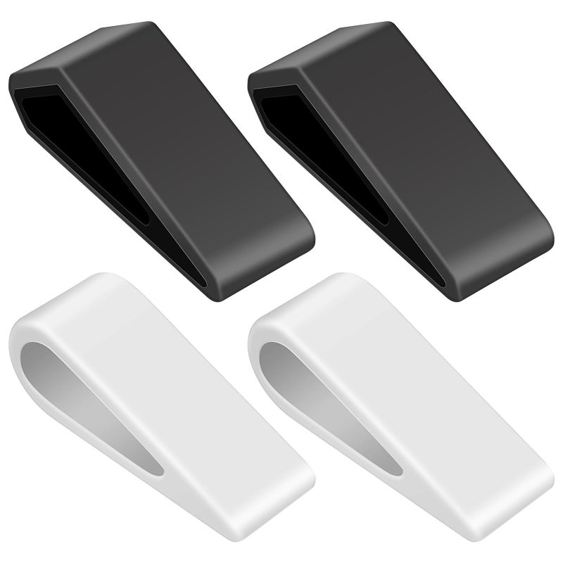 4pcs Adjustable Laptop Stand Cooling Pad Universal Notebook Riser Anti Skid Computer Holder Gray White - Image 2