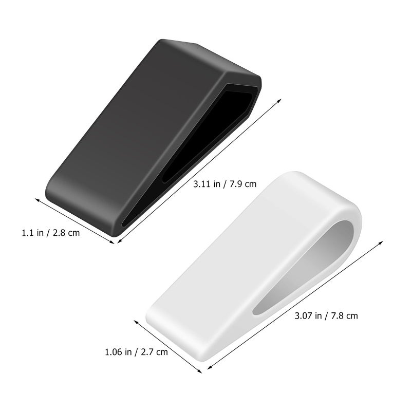 4pcs Adjustable Laptop Stand Cooling Pad Universal Notebook Riser Anti Skid Computer Holder Gray White - Image 3