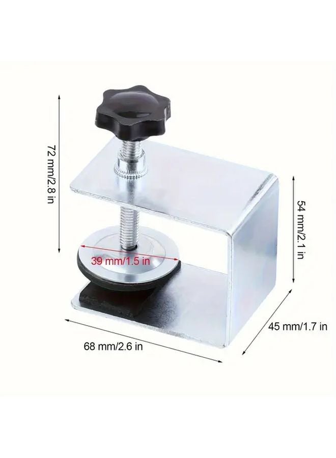 Stainless Steel Drawer Mounting Clips U Shaped Woodworking Fixture Durable Cabinet Hardware - Image 1