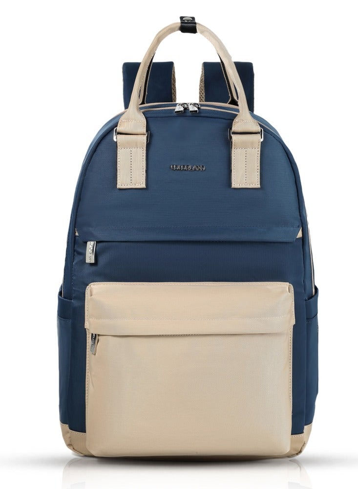 Little Story Kenzie Mom Dad Travel Diaper Backpack - Dark Blue - Image 1