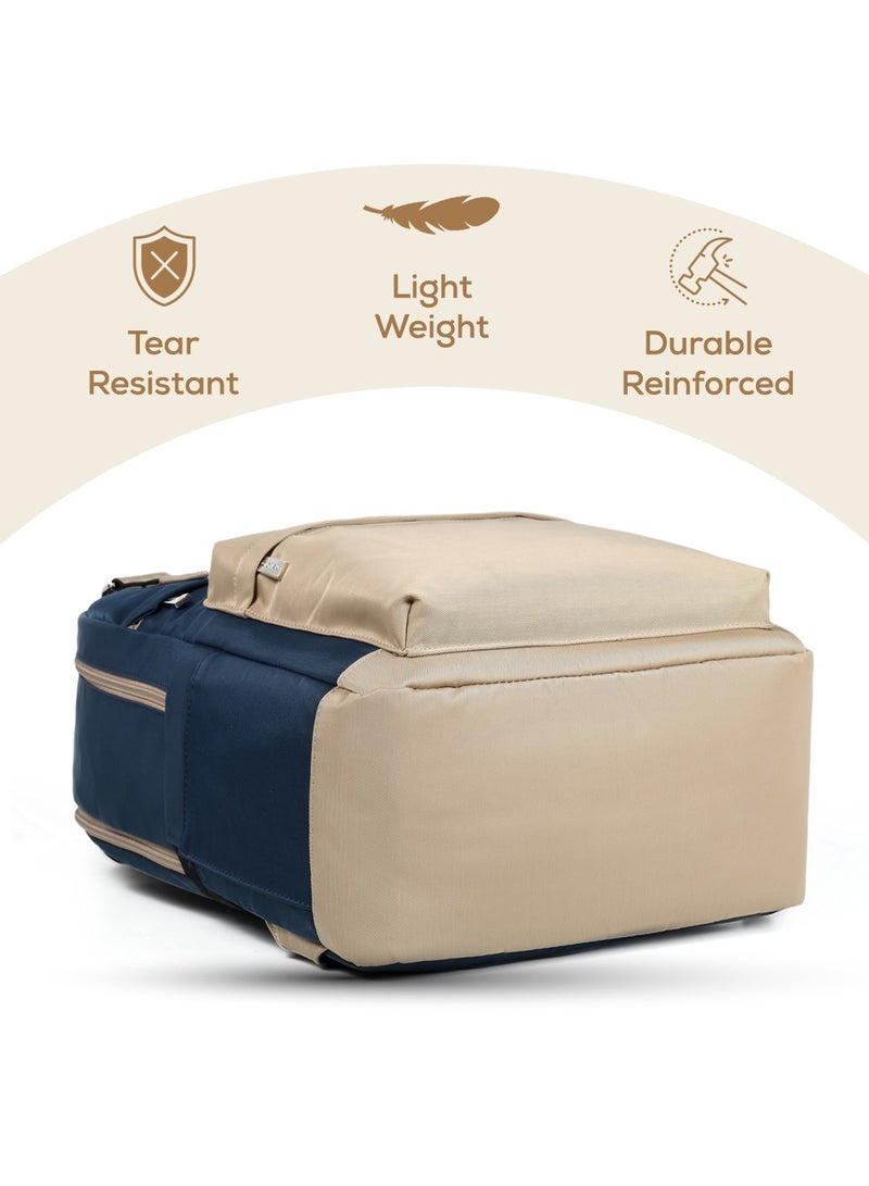 Little Story Kenzie Mom Dad Travel Diaper Backpack - Dark Blue - Image 5