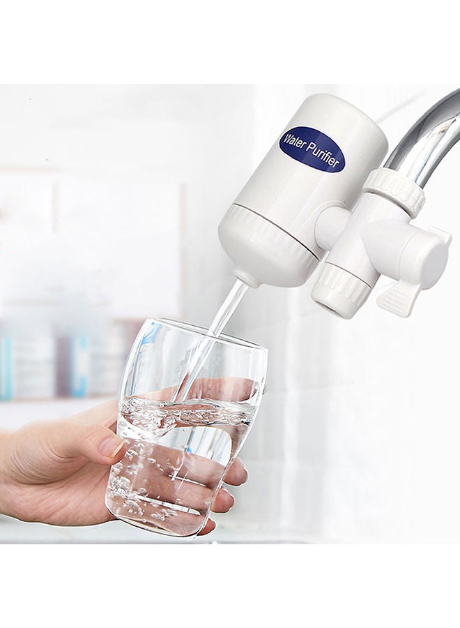 NIBEMINENT Faucet Water Filter With Activated Carbon White 12.5cm - Image 3