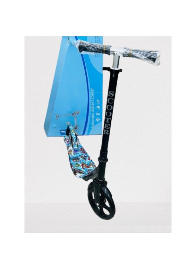 Generic Foldable Scooter Two-Wheel Foldable With Outdoor Sports City Work School Student Teenagers One-Legged Scooter  - Image 1