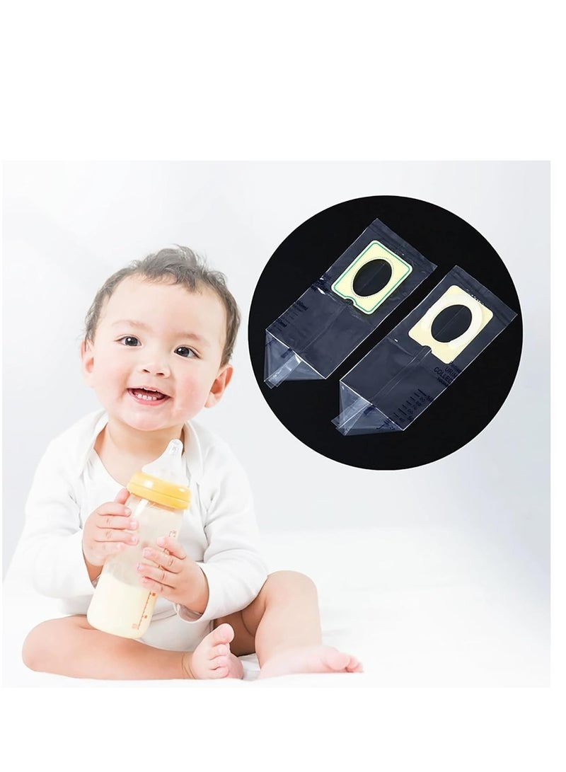 Excefore Paediatric Urine Collection Bags, Sterile, 200 ml, Clear Pee Holder, Disposable Baby Urine Bags Sample Collector, Made of PVC Fil for Kids Urine Collection, 20 Pcs Clear Bag - Image 4