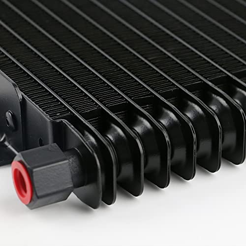 PACEWALKER Transmission Oil Cooler 40,000 GVW Low Pressure Drop LPD47391 47391 with Mounting Hardware (Upgrade Version-Black) - Image 4