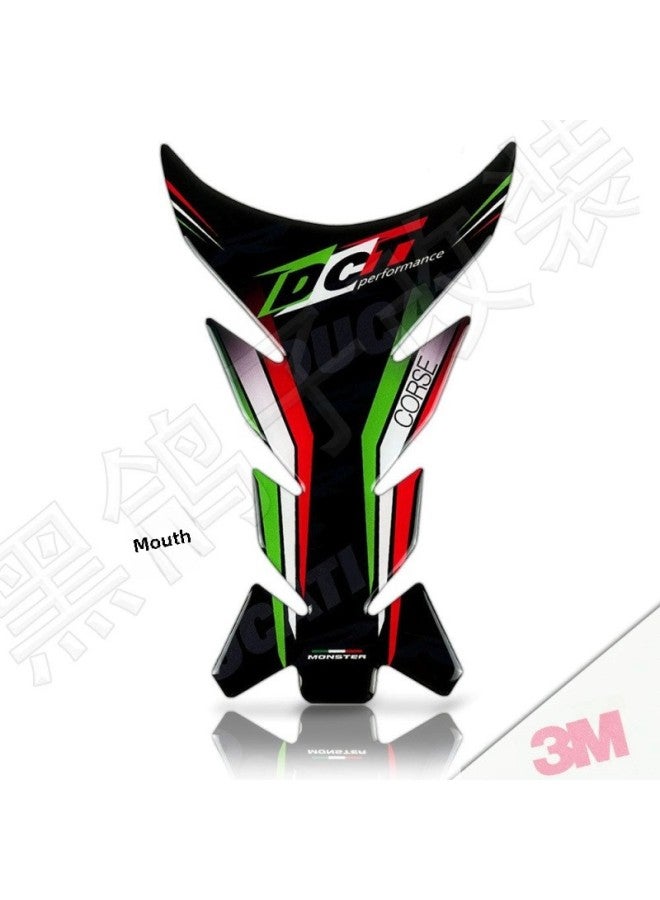 For KTM Suzuki Honda Yamaha Motorcycle Stereo Waterproof Fuel Tank Sticker Decorative Fuel Tank Fishbone Decal-Colour:Ducati 1 3m Glue-free Waterproof And Anti-slip-Size:Default Item - Image 1