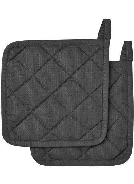 أيكيا Oven Holder 2 Pieces Gray Color Meridyendukkan 21X21 cm 2 Pieces Felted Polyester