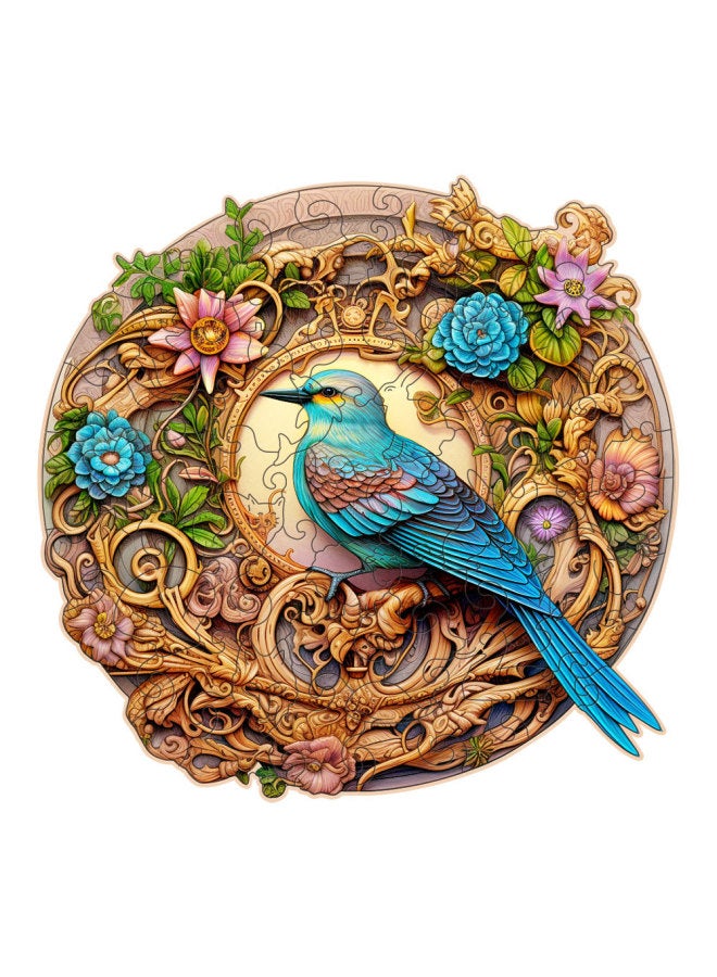 حار غير النظامية جولة الطيور على شكل حيوان خشبي الكبار لغز لعبة محطة مستقلة بالجملة اللون: M-carton-H191 - Image 1