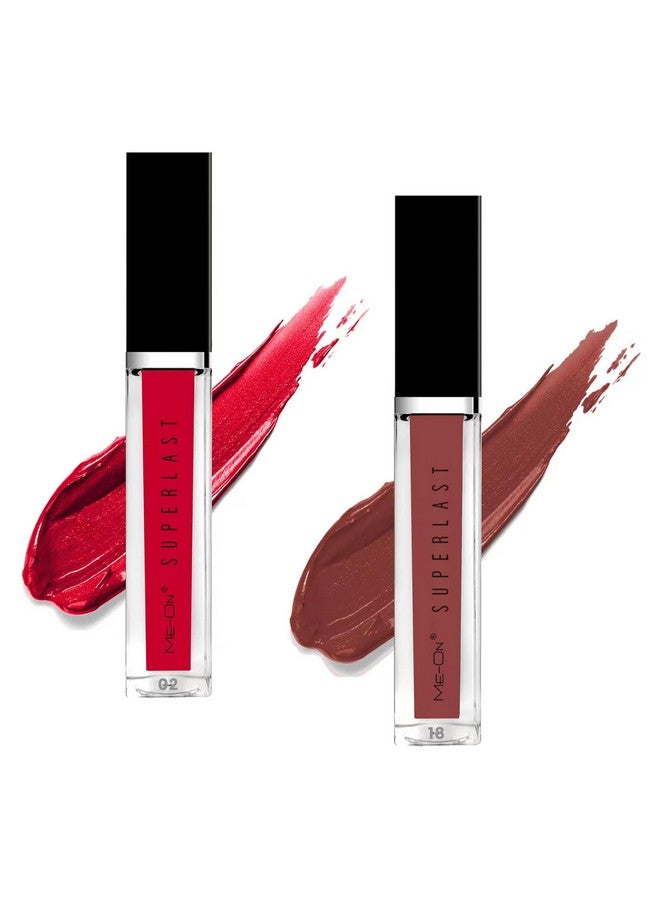 ME-ON Superlast Lip Gloss (Shade 02 & 18)