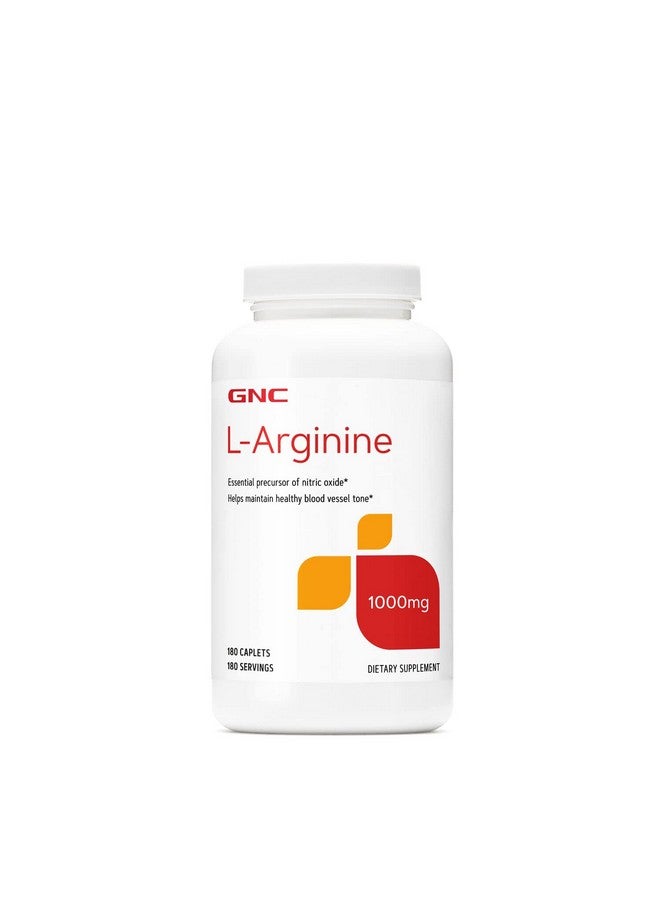 GNC L Arginine 1000Mg 180 Caplets Increases Nitric Oxide Production - Image 2