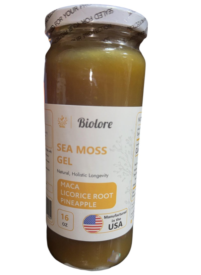 Biolore Sea Moss Gel Maca Licorice Root Pineapple 16Oz - Image 5