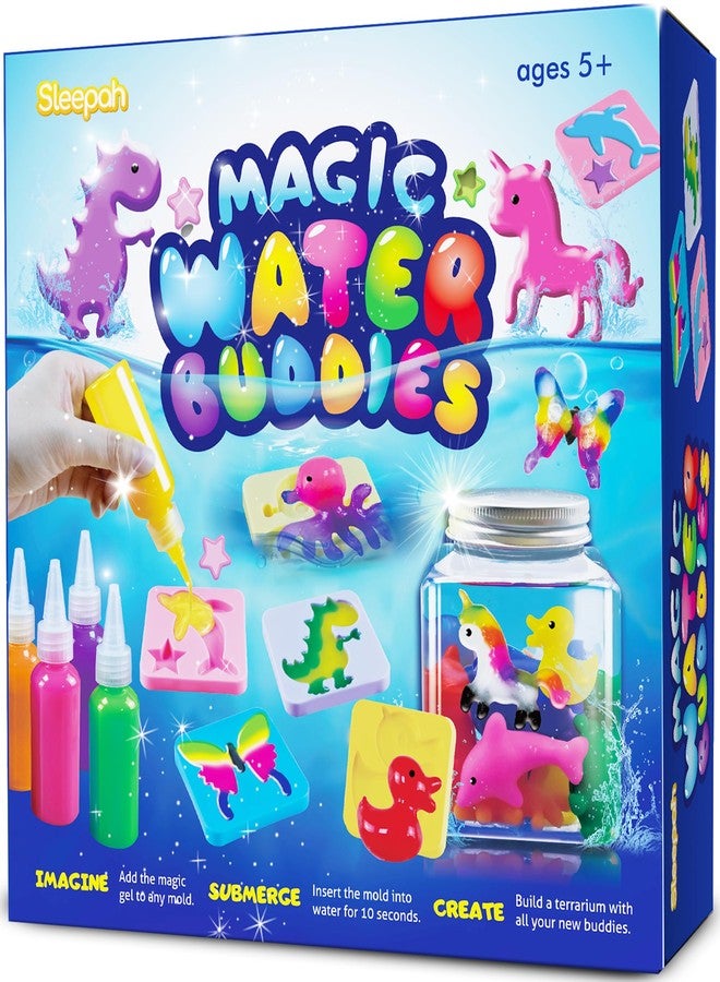 Sleepah Aqua Fairy Water Gel Kit for Kids - Magic Water Elf Toy - Summer Craft - DIY Squishy Maker - Design Water Buddies - Craft Kits for Kids Make Your Own Squishies Arts & Crafts Boys Girls Ages 5 6 7 8 9 - Image 1