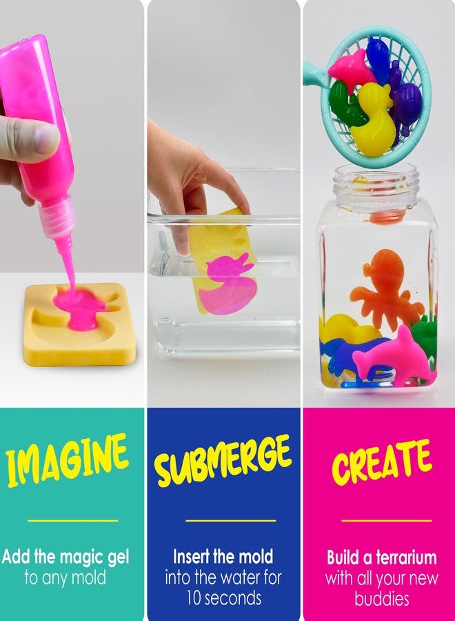 Sleepah Aqua Fairy Water Gel Kit for Kids - Magic Water Elf Toy - Summer Craft - DIY Squishy Maker - Design Water Buddies - Craft Kits for Kids Make Your Own Squishies Arts & Crafts Boys Girls Ages 5 6 7 8 9 - Image 3