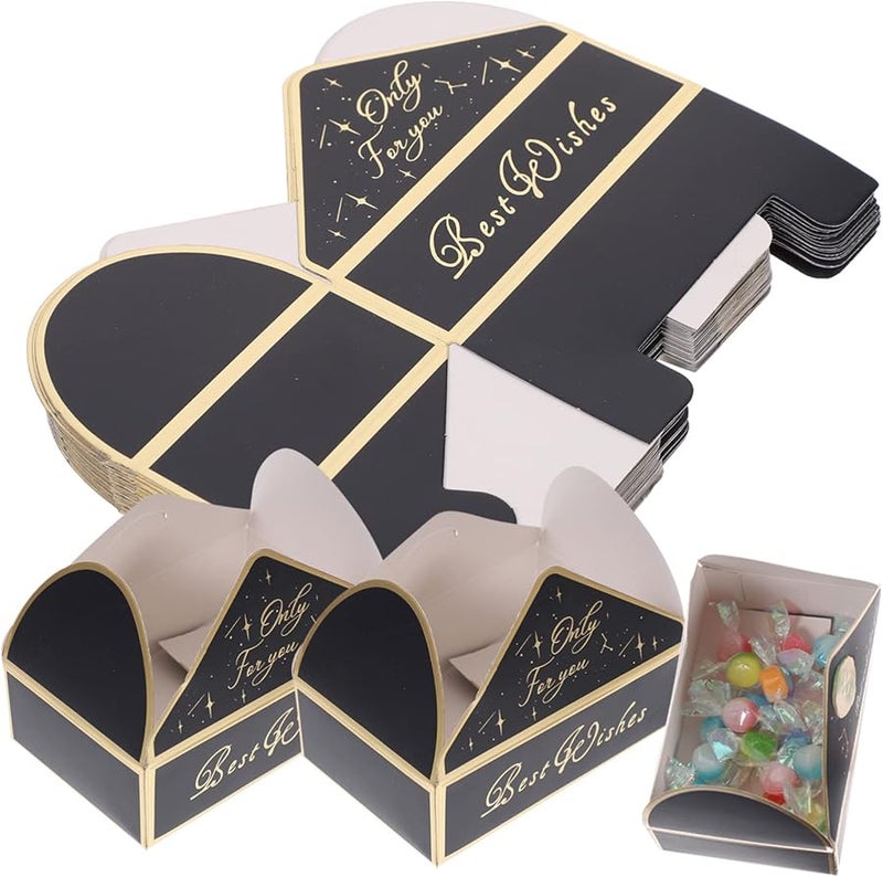 18 قطعة من علب الهدايا الأنيقة لحفلات الزفاف للحلوى والبسكويت وحفلات أعياد الميلاد والتخزين - Image 1