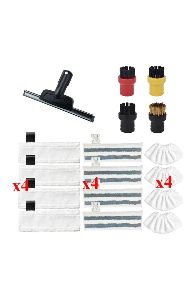 مجموعة رؤوس ممسحة بخارية من الألياف الدقيقة، قماش ممسحة، مناسبة لمكانس كارشر/إيزي فيكس اليدوية SC2 SC3 SC4 SC5