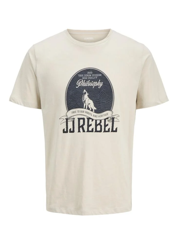 JJ Rebel Blashort Sleevee  Short Sleeve Crew Neck T-Shirt