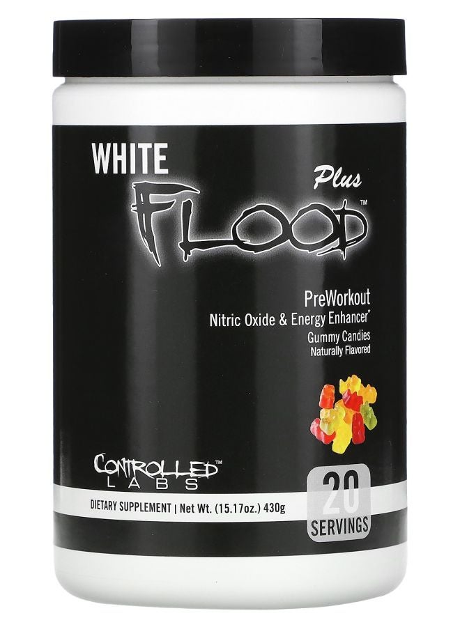 controlled labs White Flood Plus Preworkout Gummy Candies 15.17 oz (430 g)