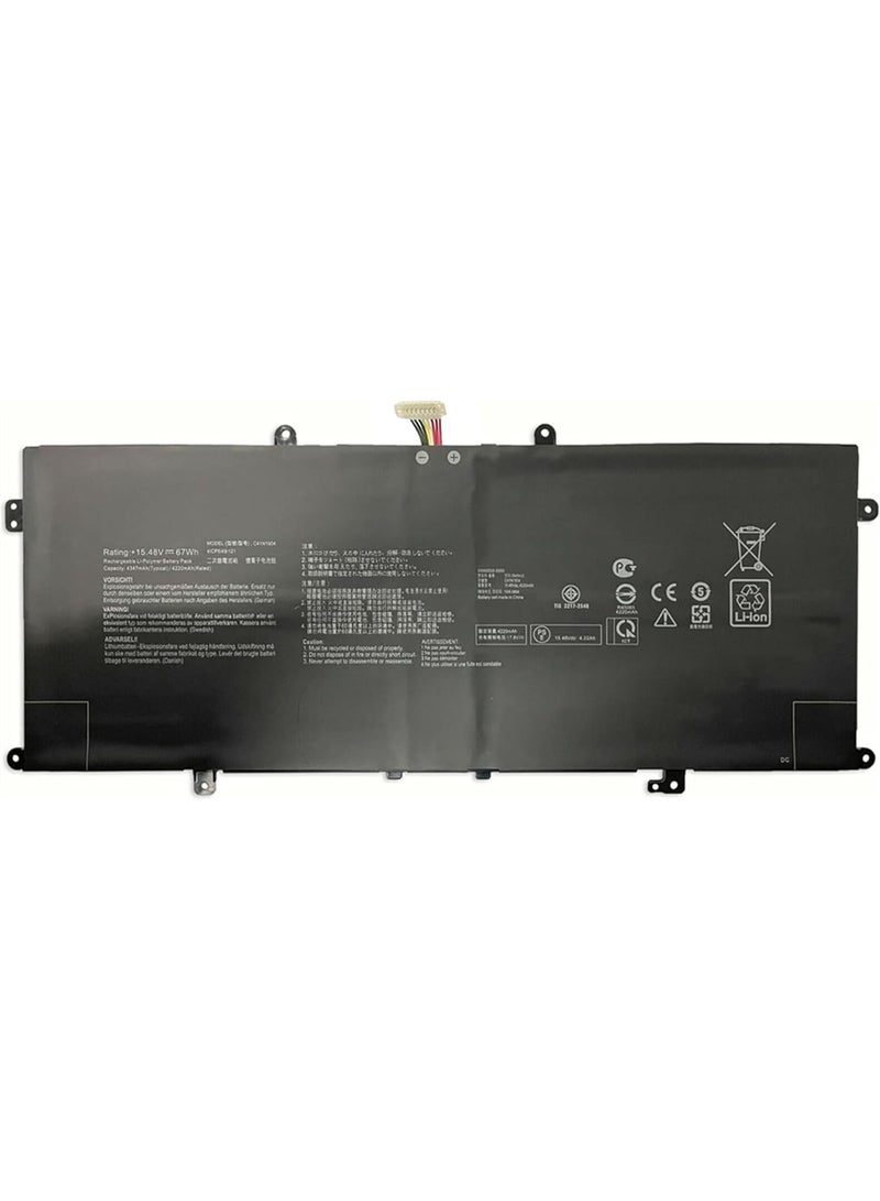 ماكس باور بطارية كمبيوتر محمول 67 واط/ساعة C41N1904 C41N1904-1 لأجهزة ASUS ZenBook 13 UX325SA UX425EA UX363EA BX325JA UM325SA UX363EA-EM045R 14 UX425UA UM425IA Flip S13 UX393EA VivoBook S14 S435EA - Image 2