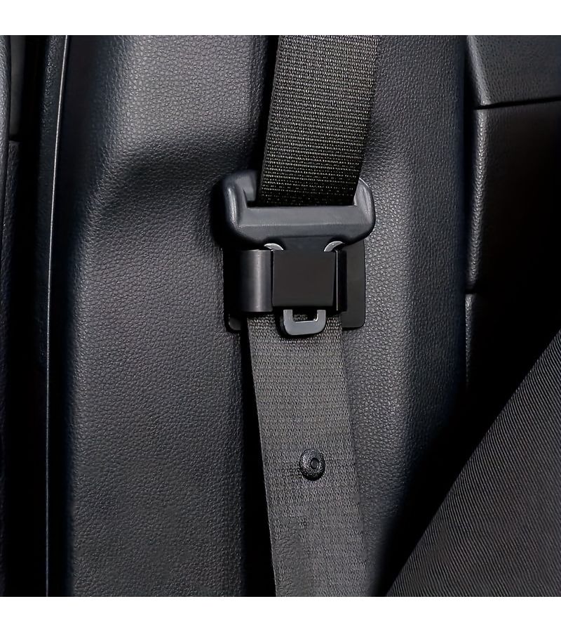Belt Fasteners 1pc Car Seat Belt Mount Easy Setup Black Safety Latch Minimal Noise Vehicle Enhancement - Image 3