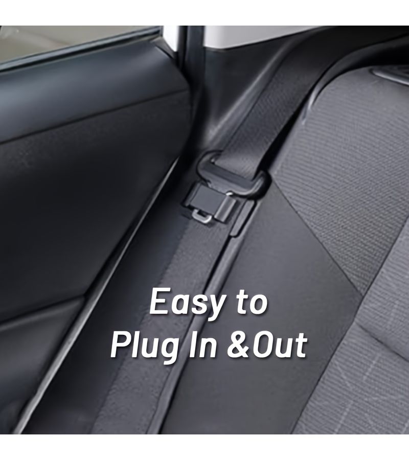 Belt Fasteners 1pc Car Seat Belt Mount Easy Setup Black Safety Latch Minimal Noise Vehicle Enhancement - Image 5