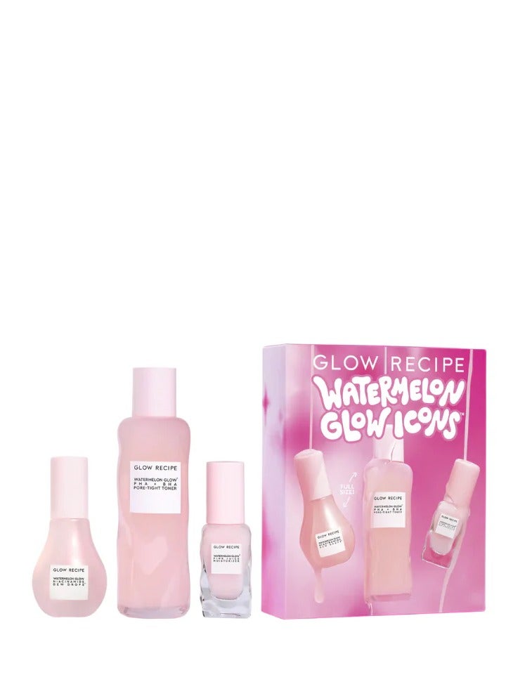 جلو ريسيبي مجموعة أيقونات البطيخ المتوهجة من Glow Recipe - Image 1