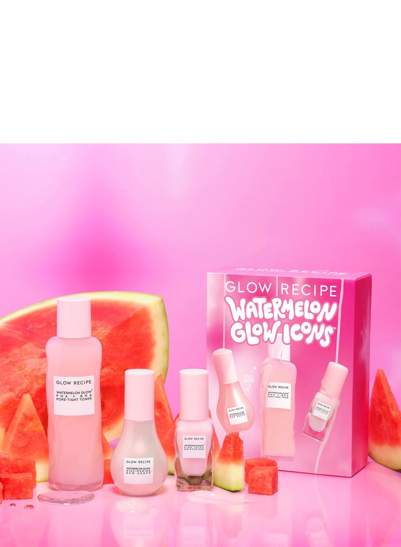 جلو ريسيبي مجموعة أيقونات البطيخ المتوهجة من Glow Recipe - Image 2