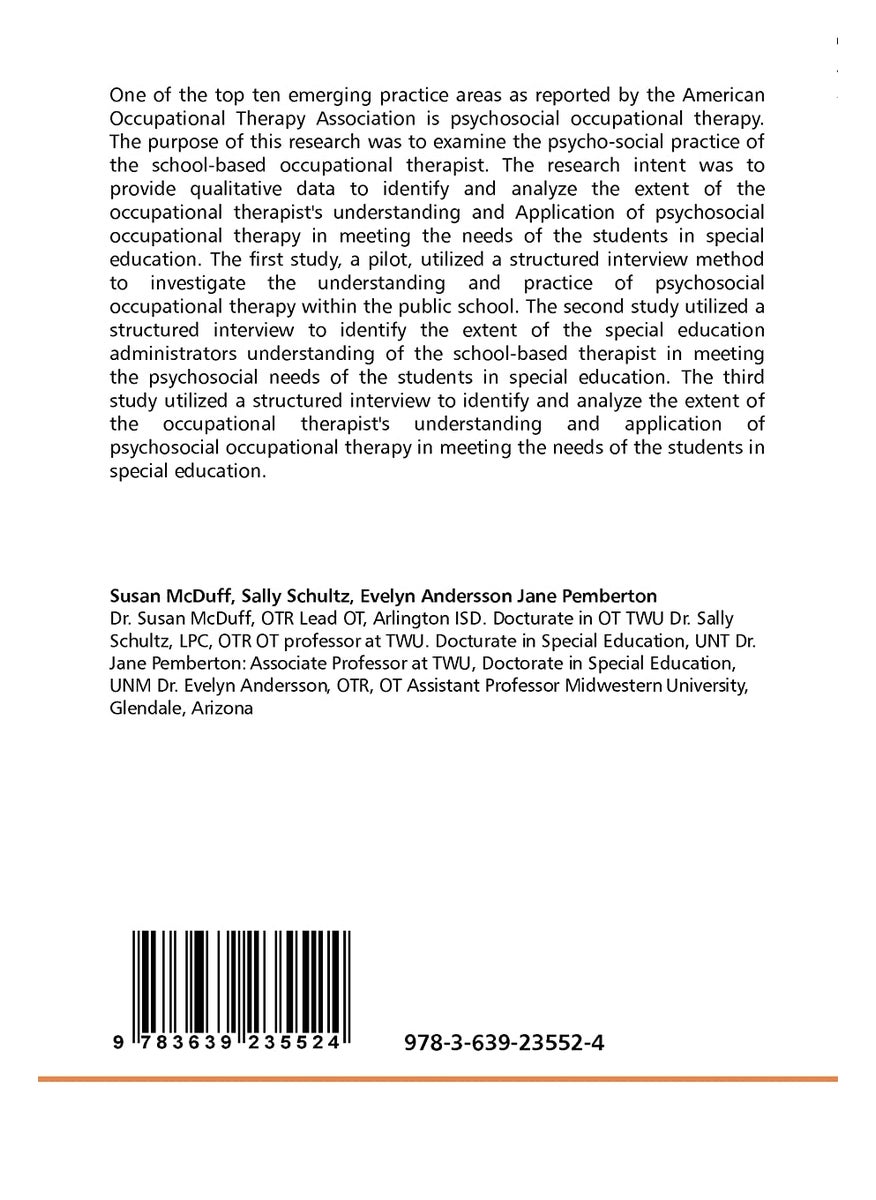 The Nature of Psychosocial Occupational Therapy in the Public Schools  - Image 2