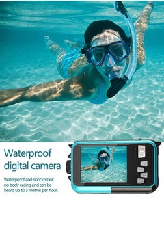 Generic 2.7K 48MP 1080P Waterproof Digital Camera with 10ft Underwater Diving Camera and Dual Screen Selfie Camera  - Image 2