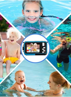Generic 2.7K 48MP 1080P Waterproof Digital Camera with 10ft Underwater Diving Camera and Dual Screen Selfie Camera  - Image 3