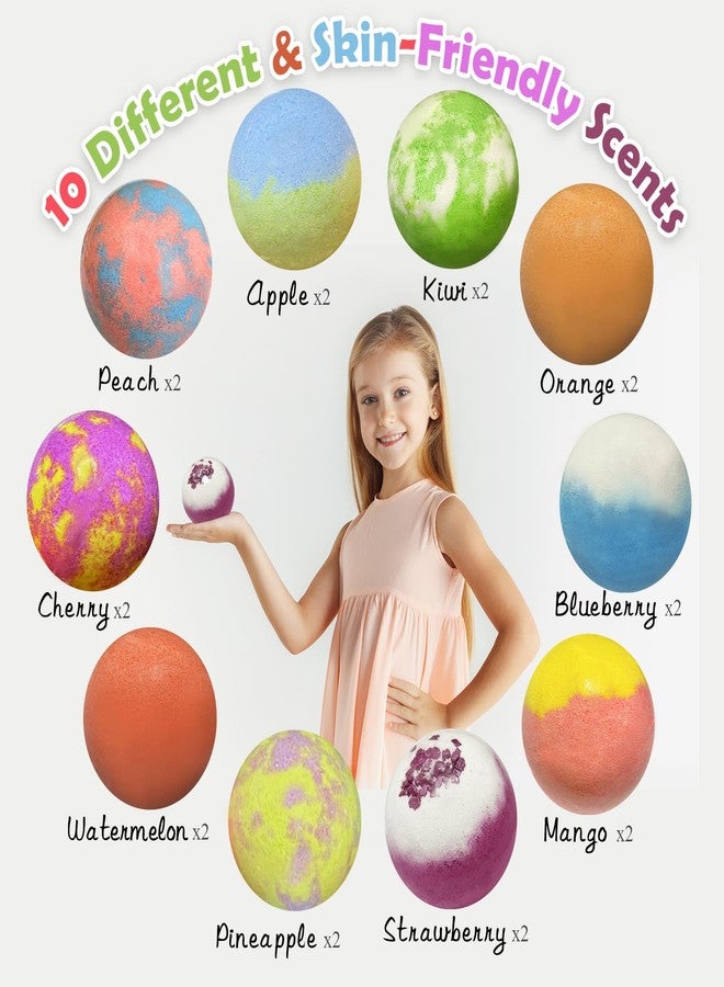 Excalla Bath Bombs for Kids with Surprise Inside, 20 Pack Kids Bath Bombs with Puppy Toys Pretend Playset, Safe Handmade Bubble Bath Fizzies Ball Gift Set for Girls Boys Birthday Christmas - Image 5