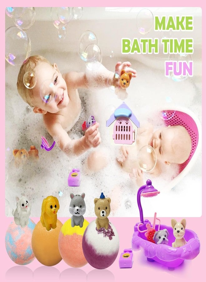 Excalla Bath Bombs for Kids with Surprise Inside, 20 Pack Kids Bath Bombs with Puppy Toys Pretend Playset, Safe Handmade Bubble Bath Fizzies Ball Gift Set for Girls Boys Birthday Christmas - Image 3