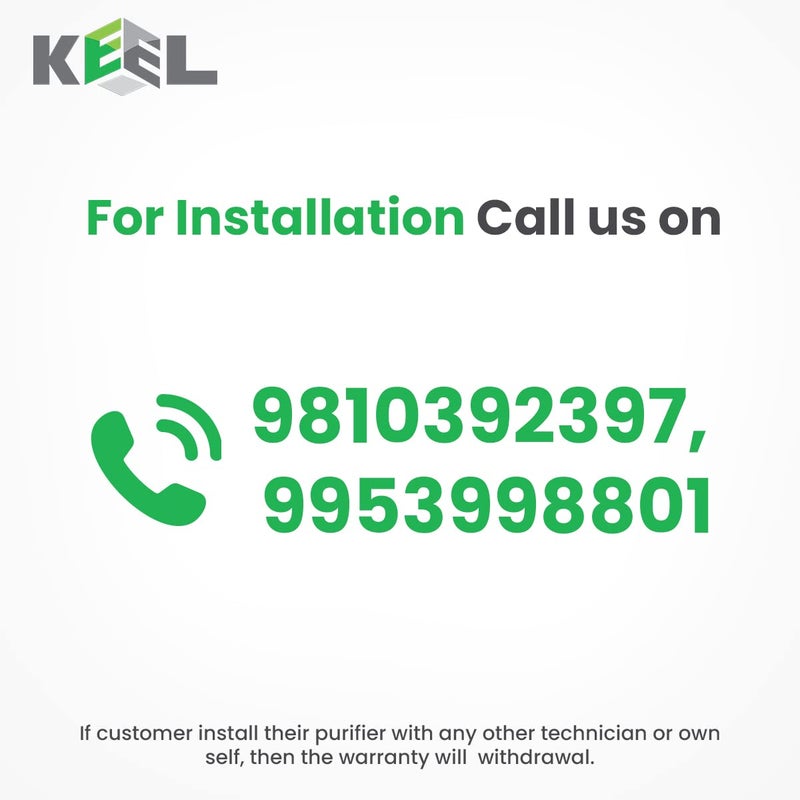 KEEL جهاز تنقية المياه كيل سويفت 15 لتر ROUVTDS 14 طبقة تنقية مياه كهربائي أوتوماتيكي بالكامل قابل للتعليق على الحائط للاستخدام المنزلي والمكتبي ضمان لمدة سنة على المحرك SMPS - Image 4