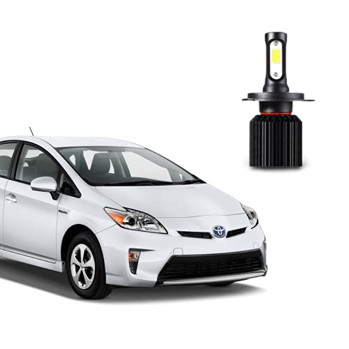 Adeptt HB3/HB4/9005/9006 Super Bright Ultrawhite LED 6500K Headlight High Beam Bulbs (White) for TOYOTA PRIUS BASE 1.8 - Image 1