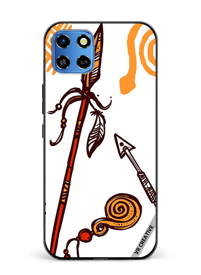 VR CREATIVE Protective Case Cover For Infinix Smart 6 HD African Spear Design Multicolour - Image 1